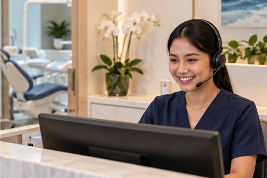 Illustrative medical & dental AI call assistant